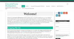 Desktop Screenshot of concealedcarryheadquarters.com