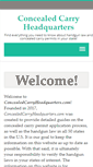 Mobile Screenshot of concealedcarryheadquarters.com